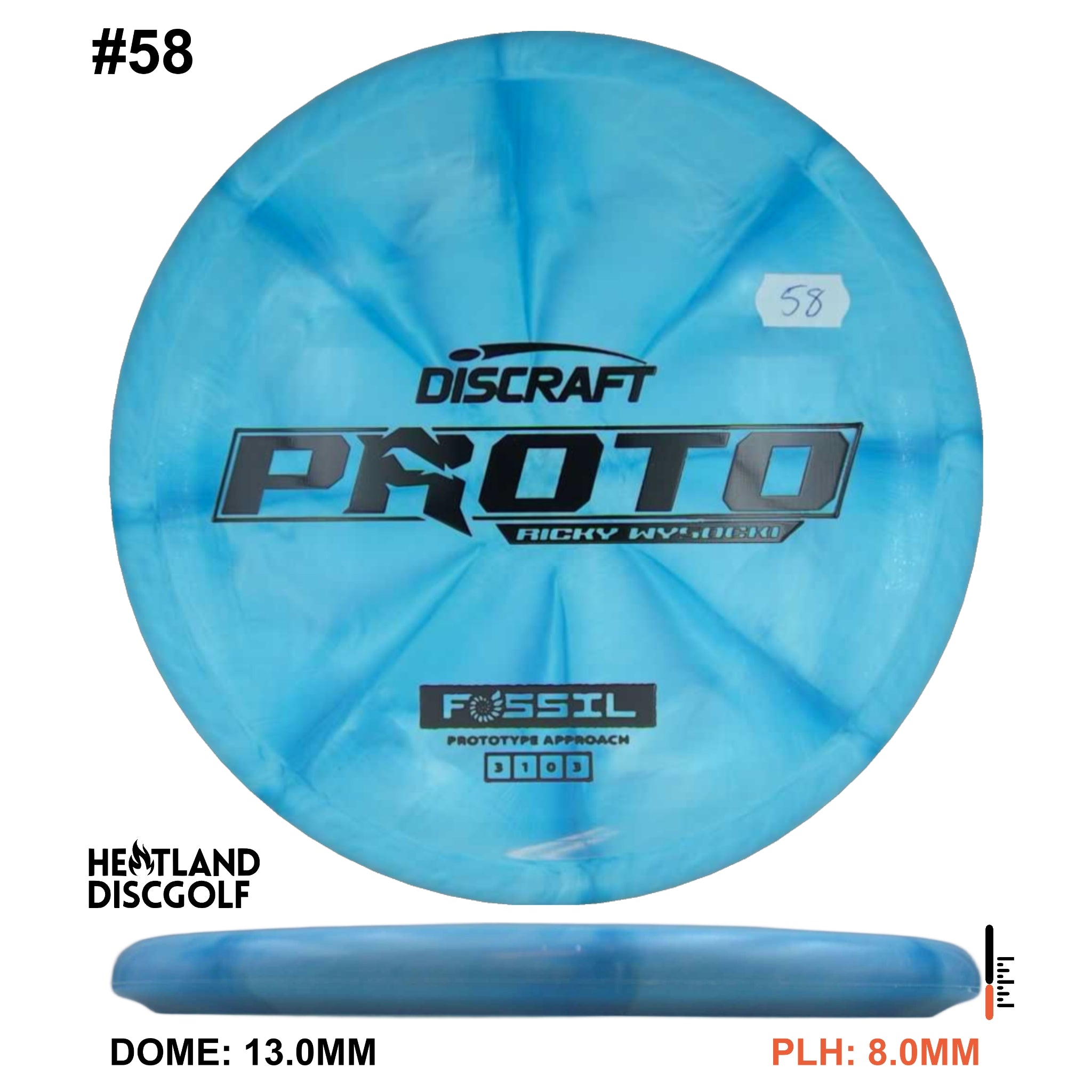 CT Swirl Fossil - Ricky Wysocki Prototype