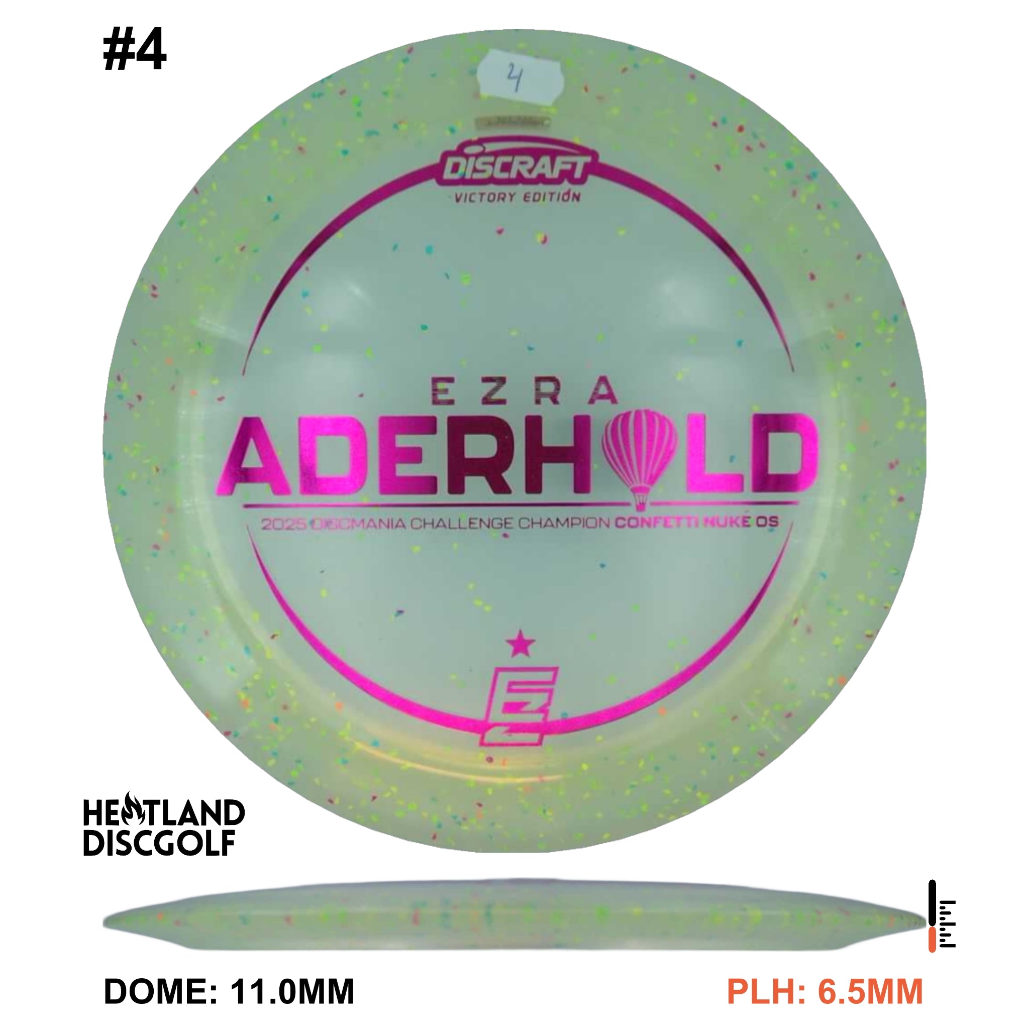 Z FLX Confetti Nuke OS - Ezra Aderhold Discmania Challenge 2025 Champion