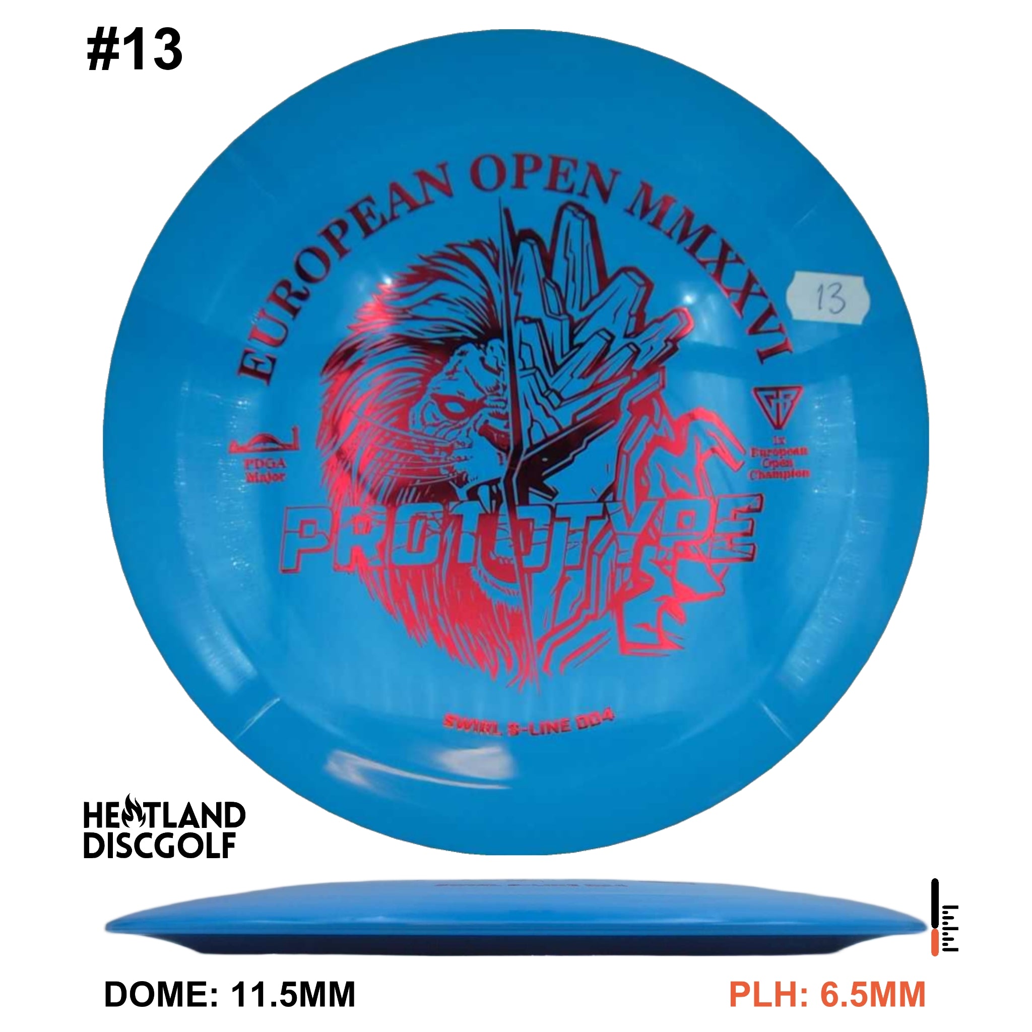 S-Line Swirl DD4 - European Open 2026 Fundraiser