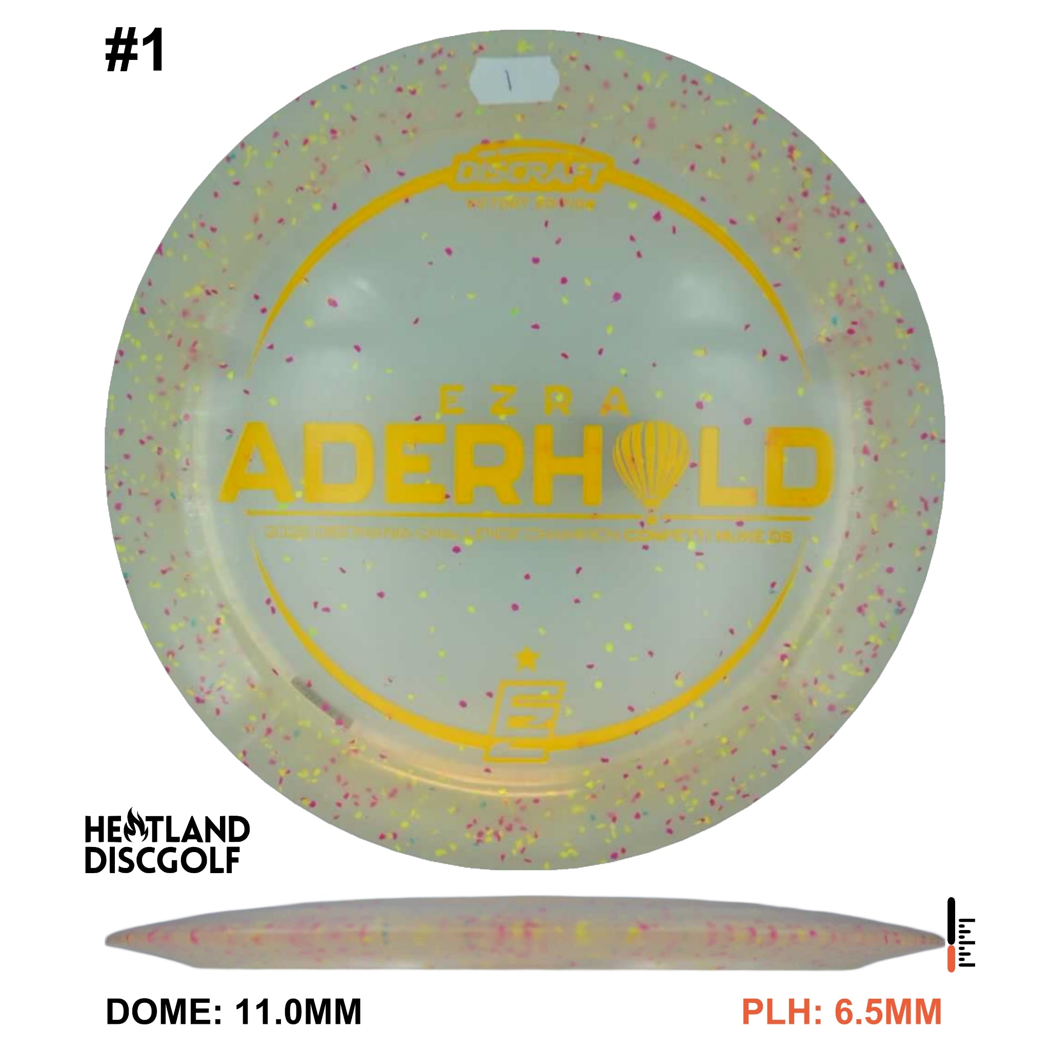Z FLX Confetti Nuke OS - Ezra Aderhold Discmania Challenge 2025 Champion