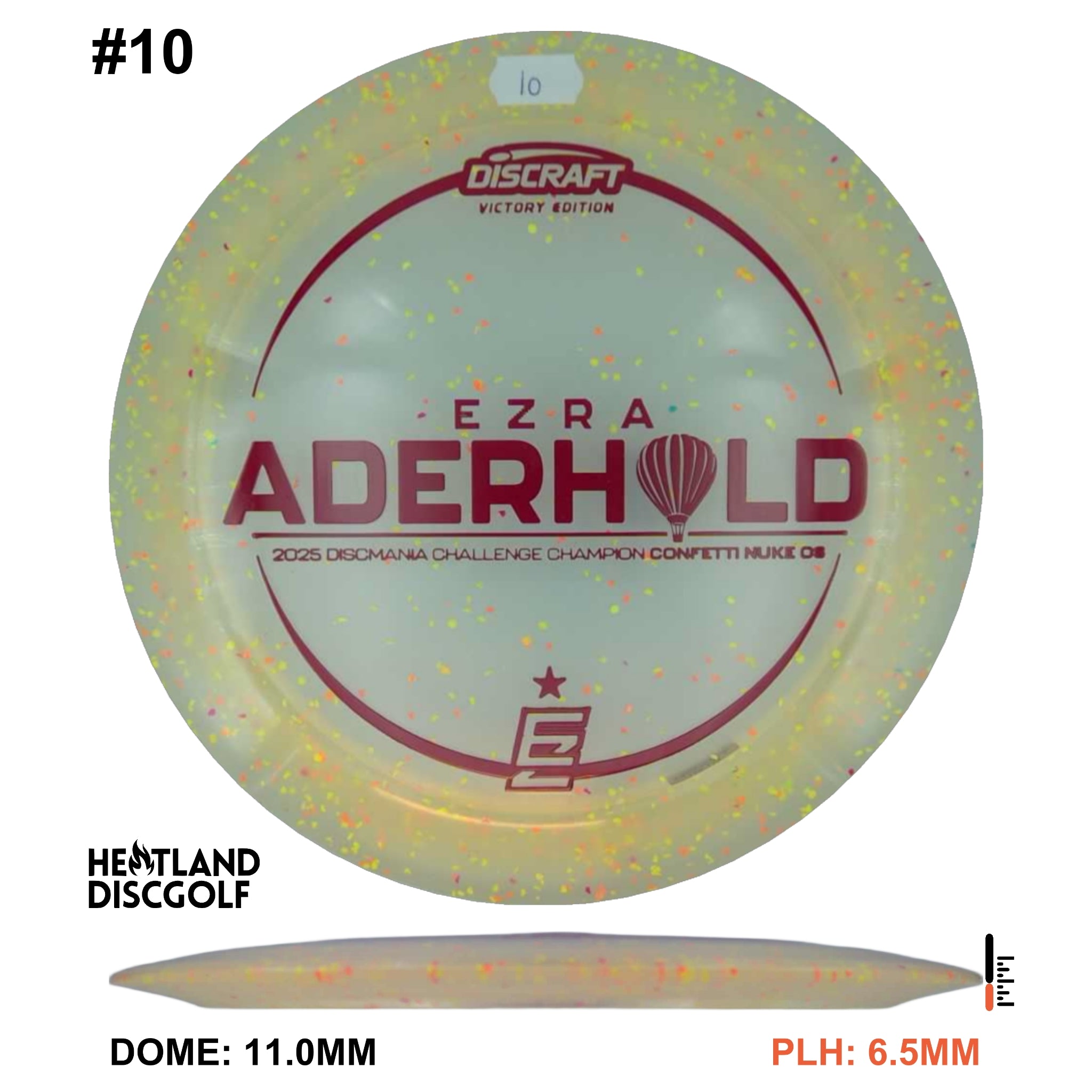 Z FLX Confetti Nuke OS - Ezra Aderhold Discmania Challenge 2025 Champion