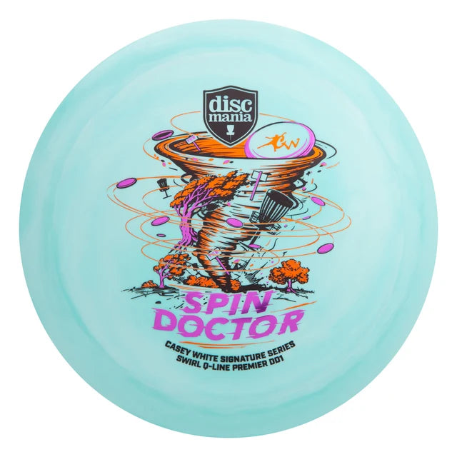 Q-Line Swirl Premier DD1 - Casey White Signature Series "Spin Doctor"