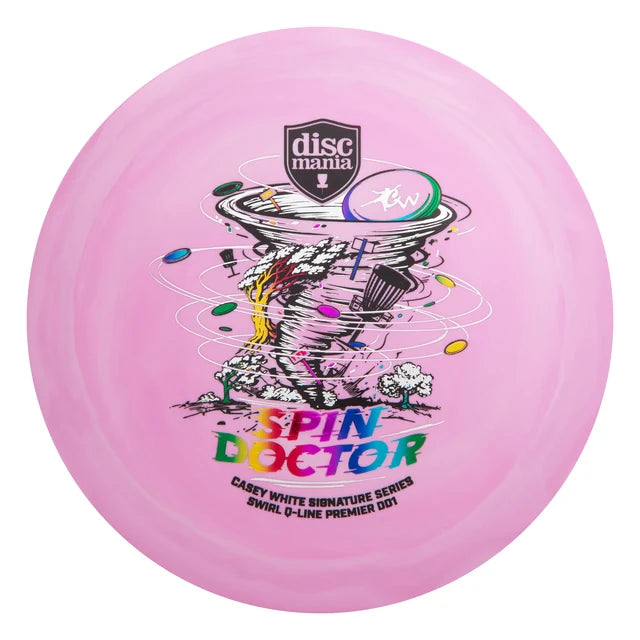 Q-Line Swirl Premier DD1 - Casey White Signature Series "Spin Doctor"