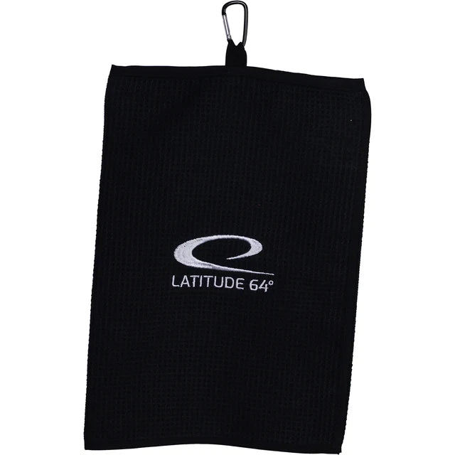 Latitude 64 Foldable Clip-On Disc Golf Towel