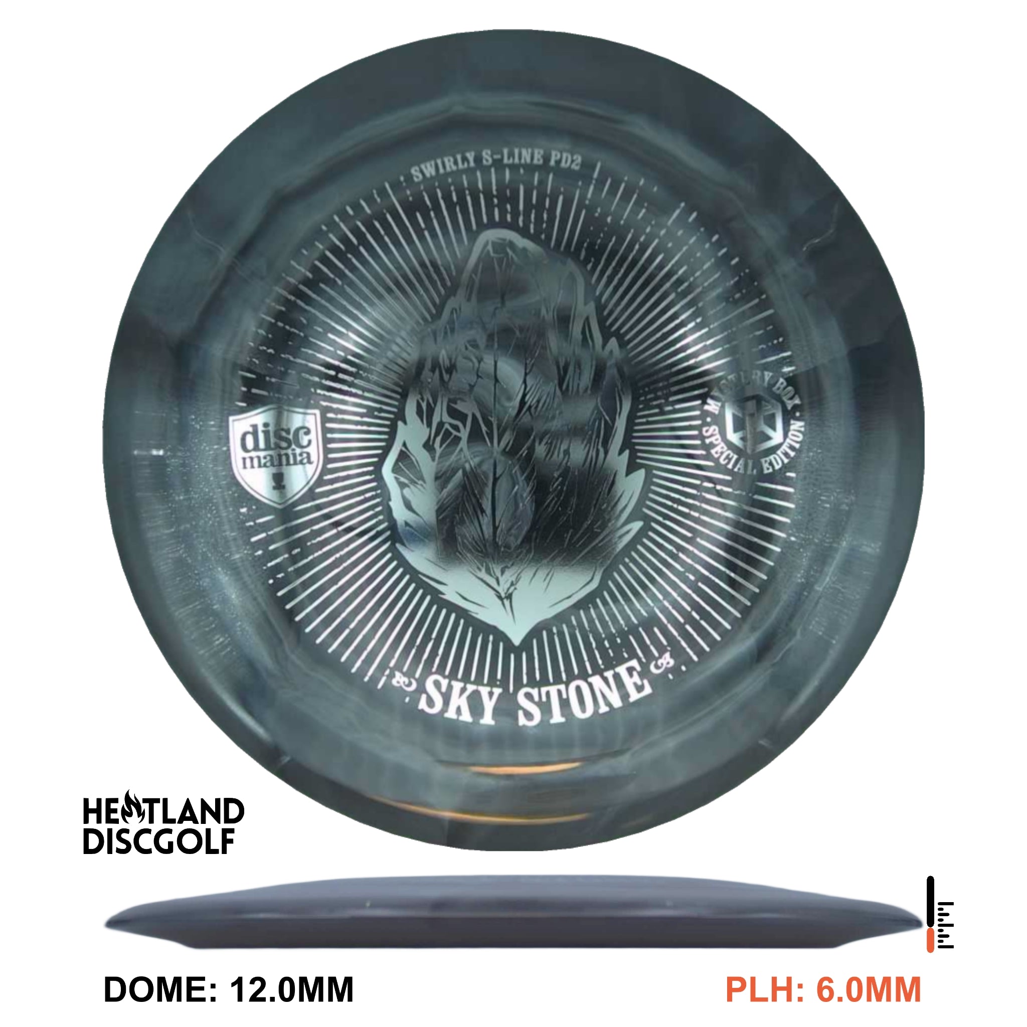 S-Line Swirly PD2 - Sky Stone