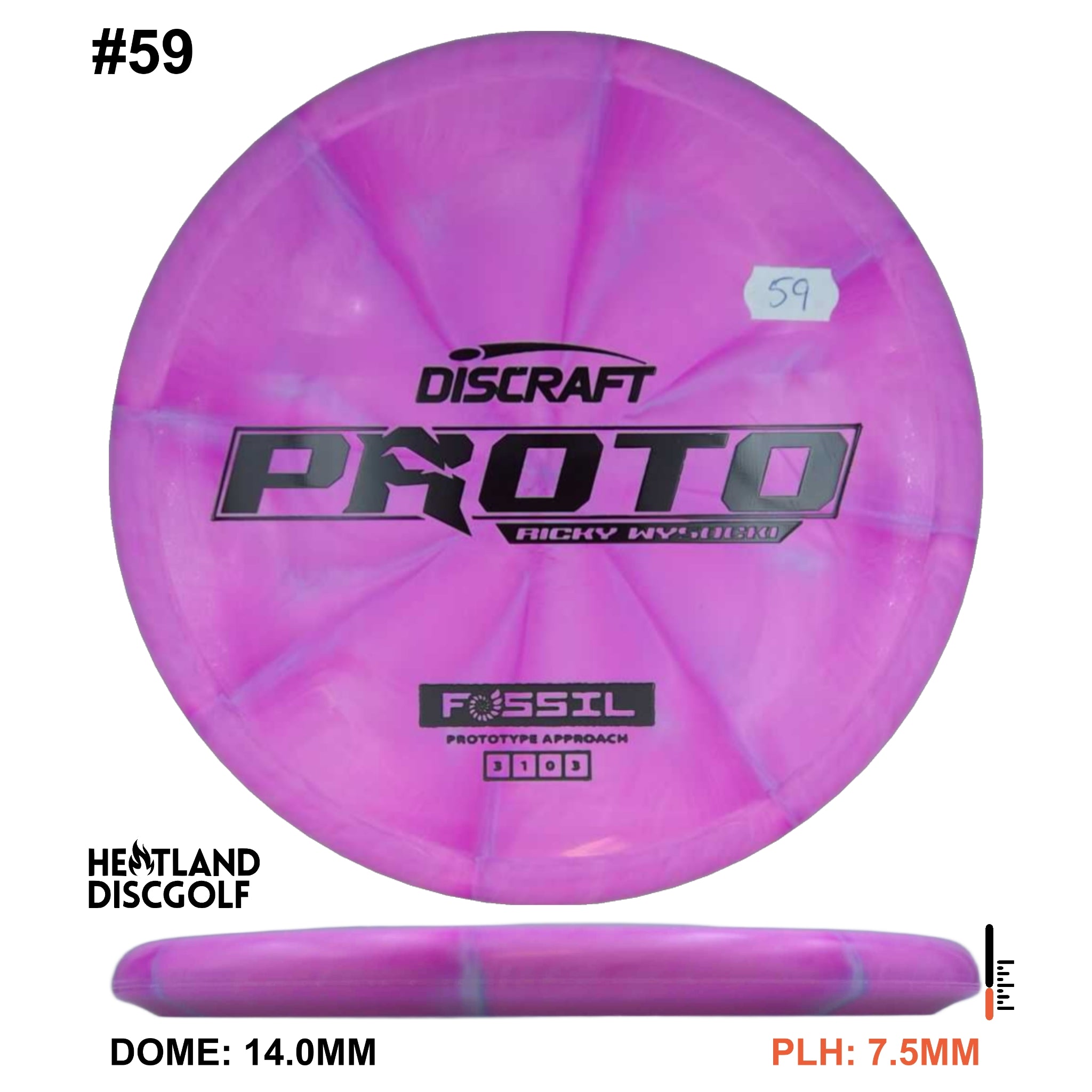 CT Swirl Fossil - Ricky Wysocki Prototype