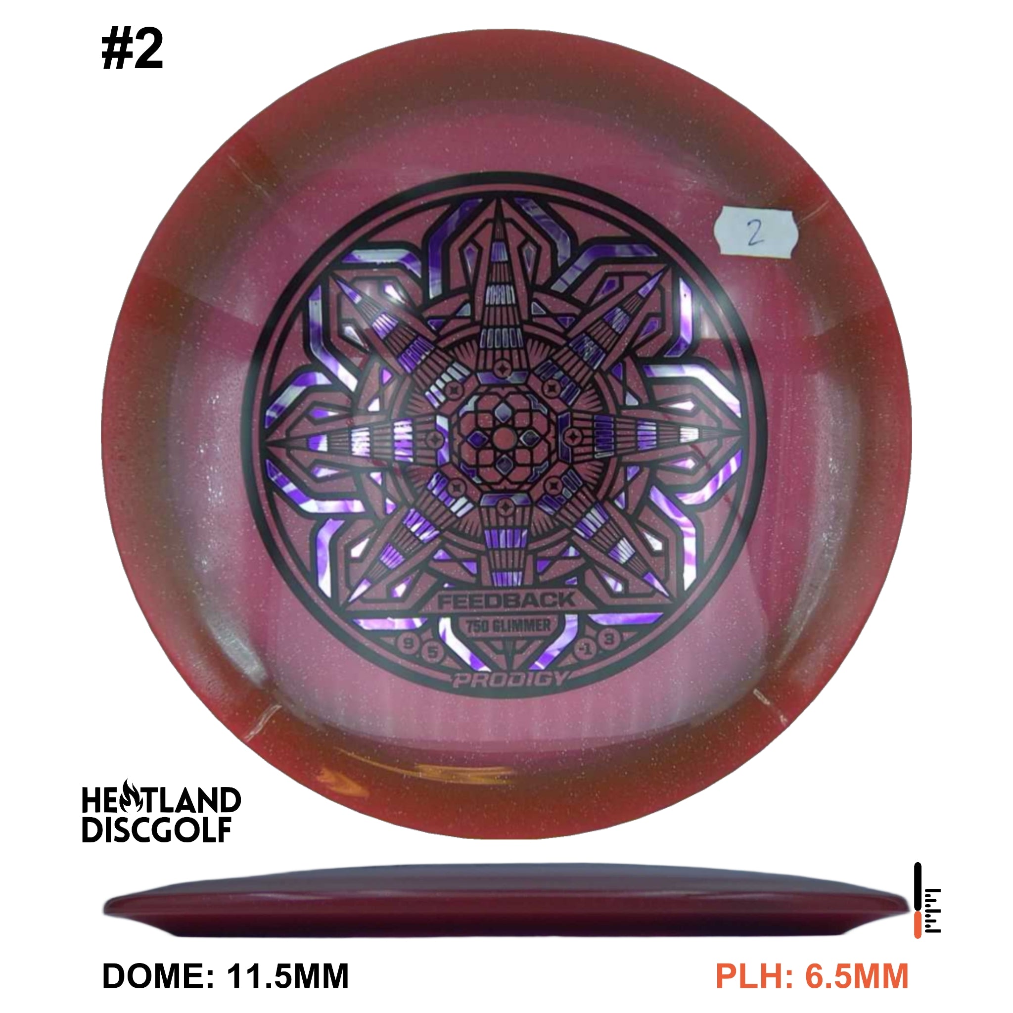 750 Glimmer Plastic Feedback - Sunrise Circuit Stamp
