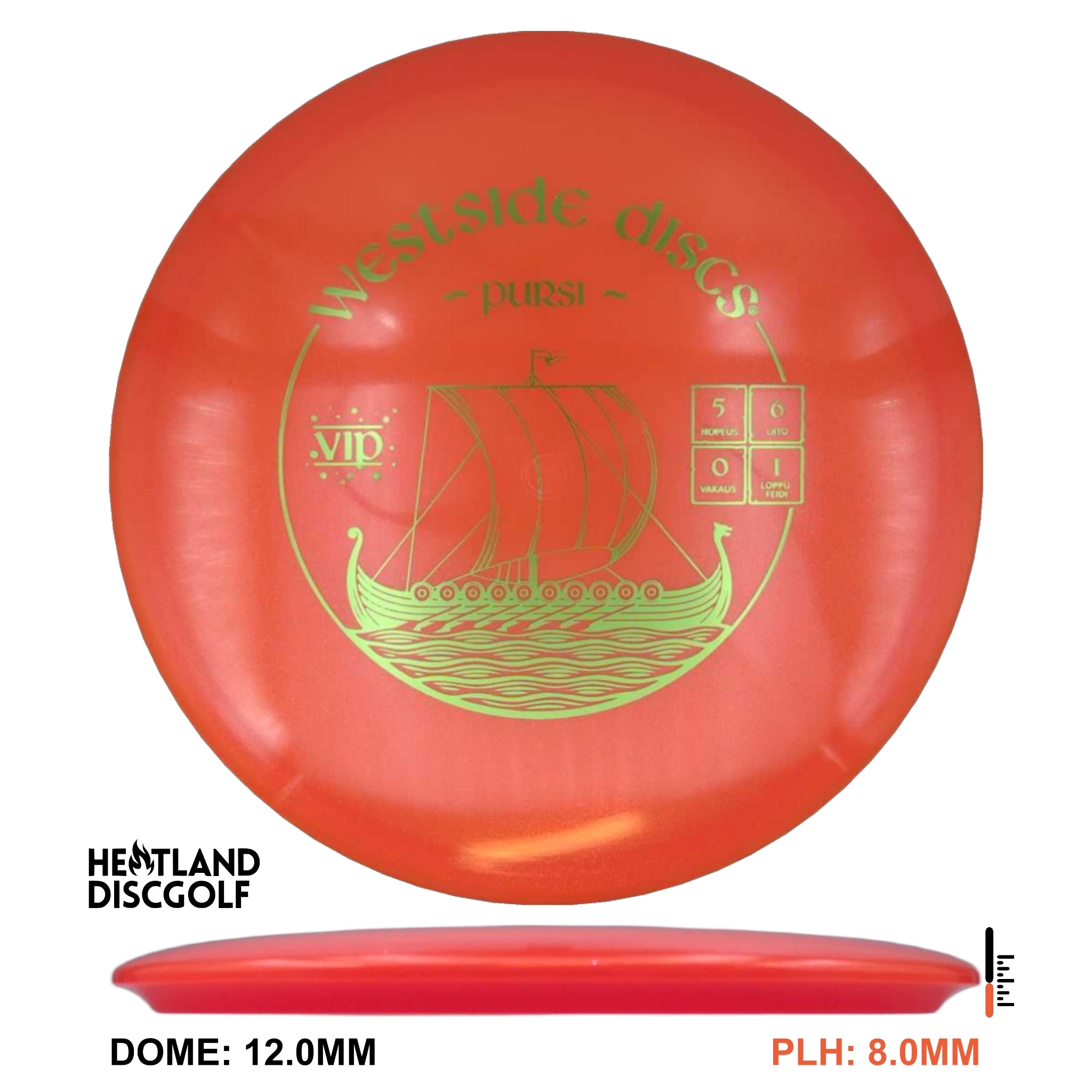 VIP Glimmer Pursi - Finnish Stamp (Warship)