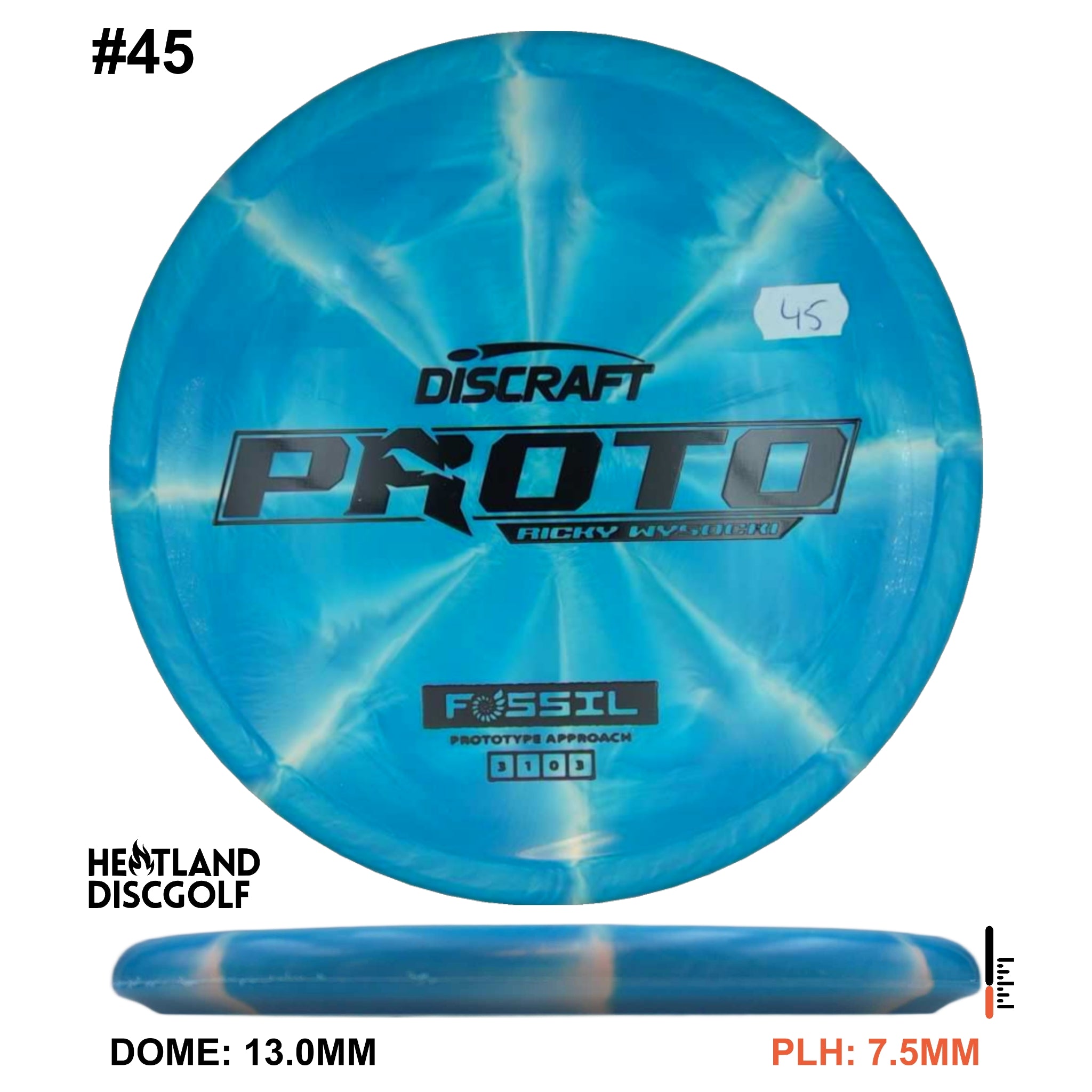 CT Swirl Fossil - Ricky Wysocki Prototype