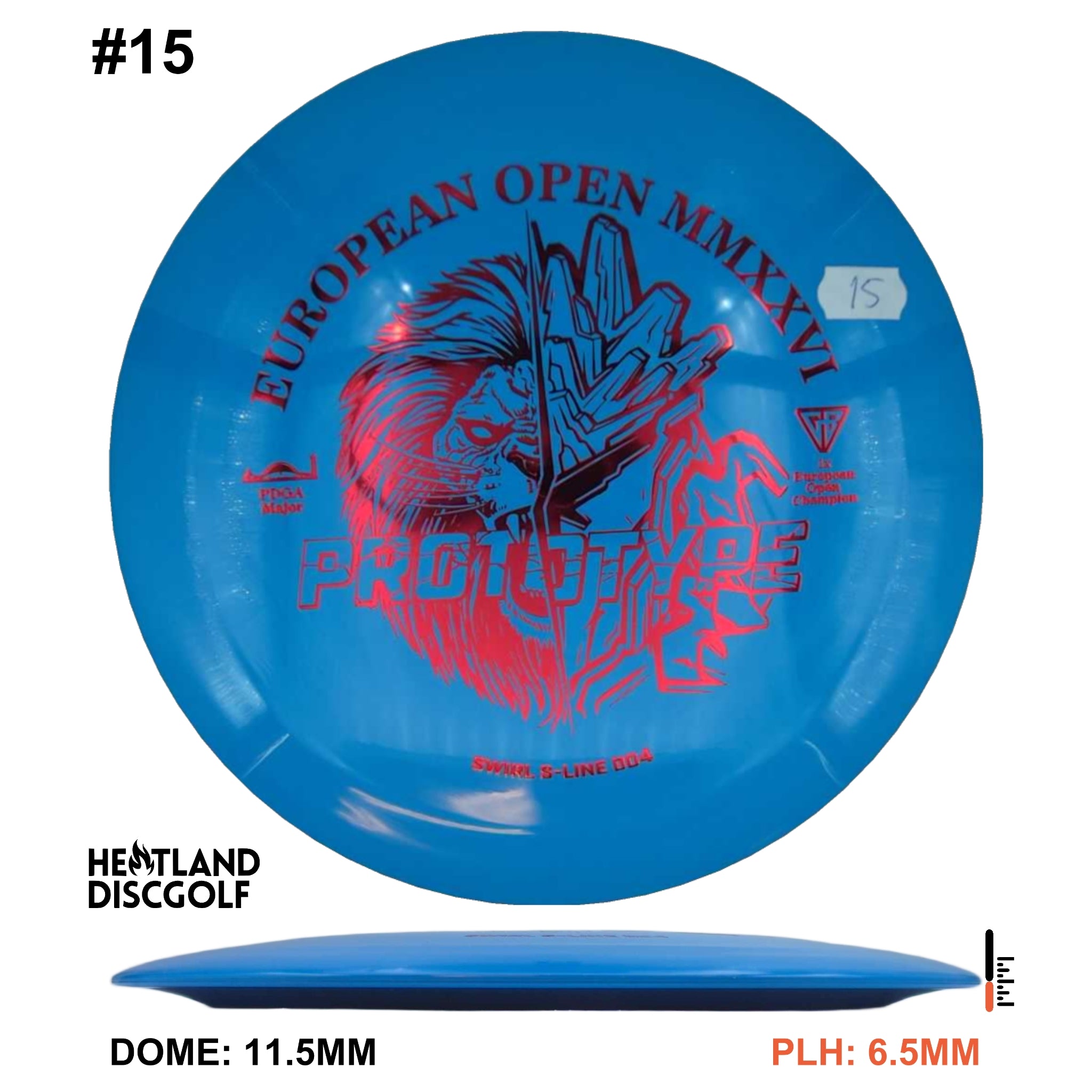 S-Line Swirl DD4 - European Open 2026 Fundraiser