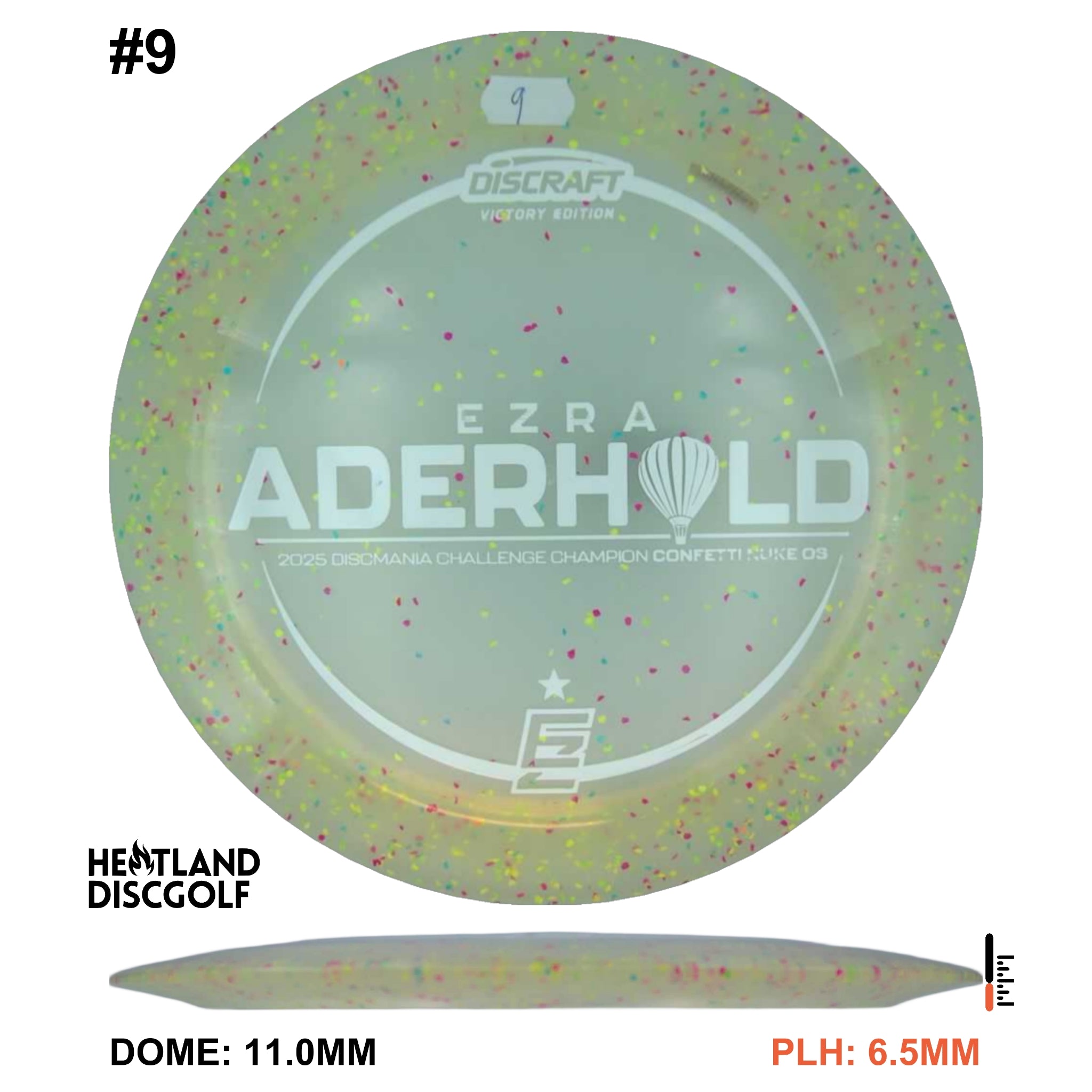 Z FLX Confetti Nuke OS - Ezra Aderhold Discmania Challenge 2025 Champion