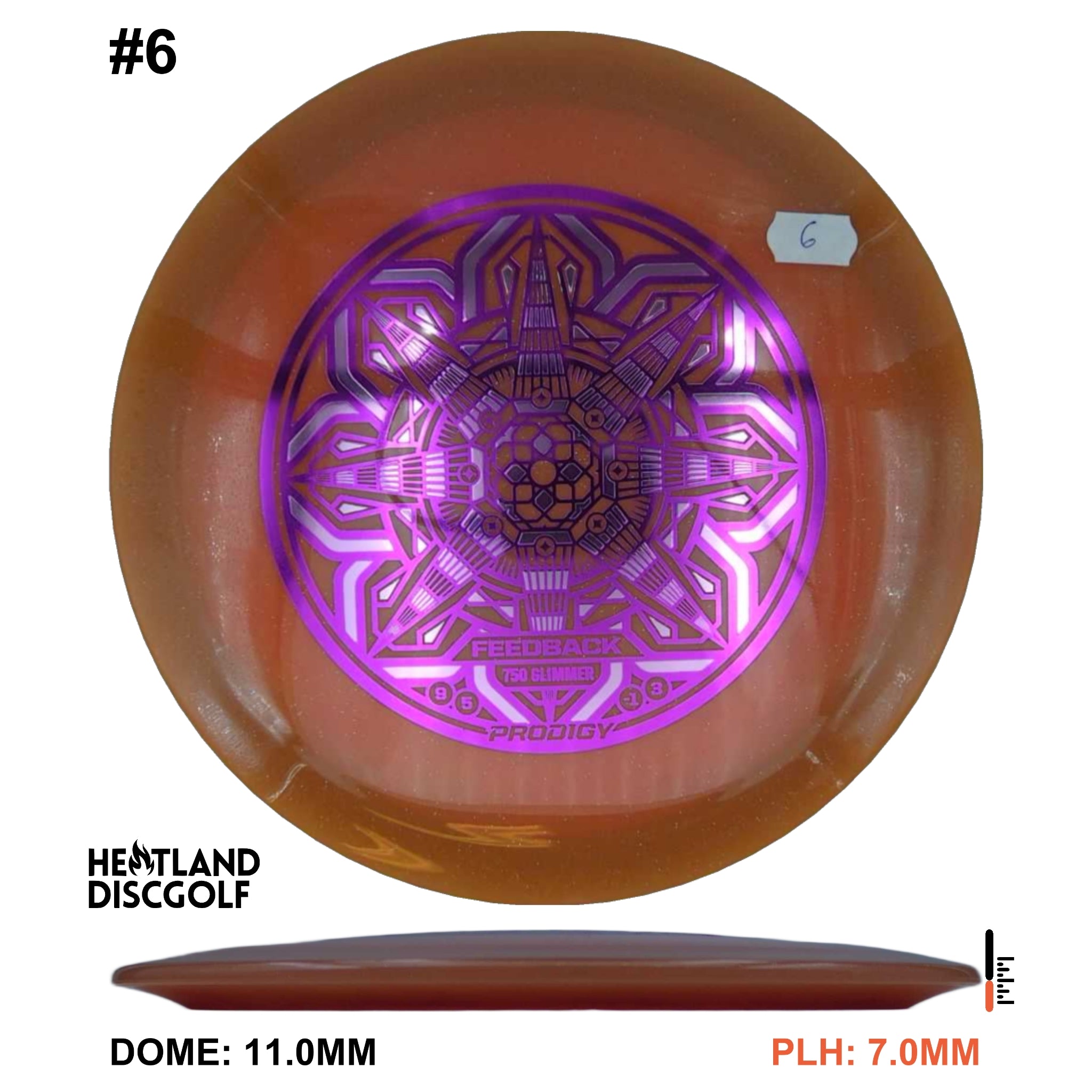 750 Glimmer Plastic Feedback - Sunrise Circuit Stamp
