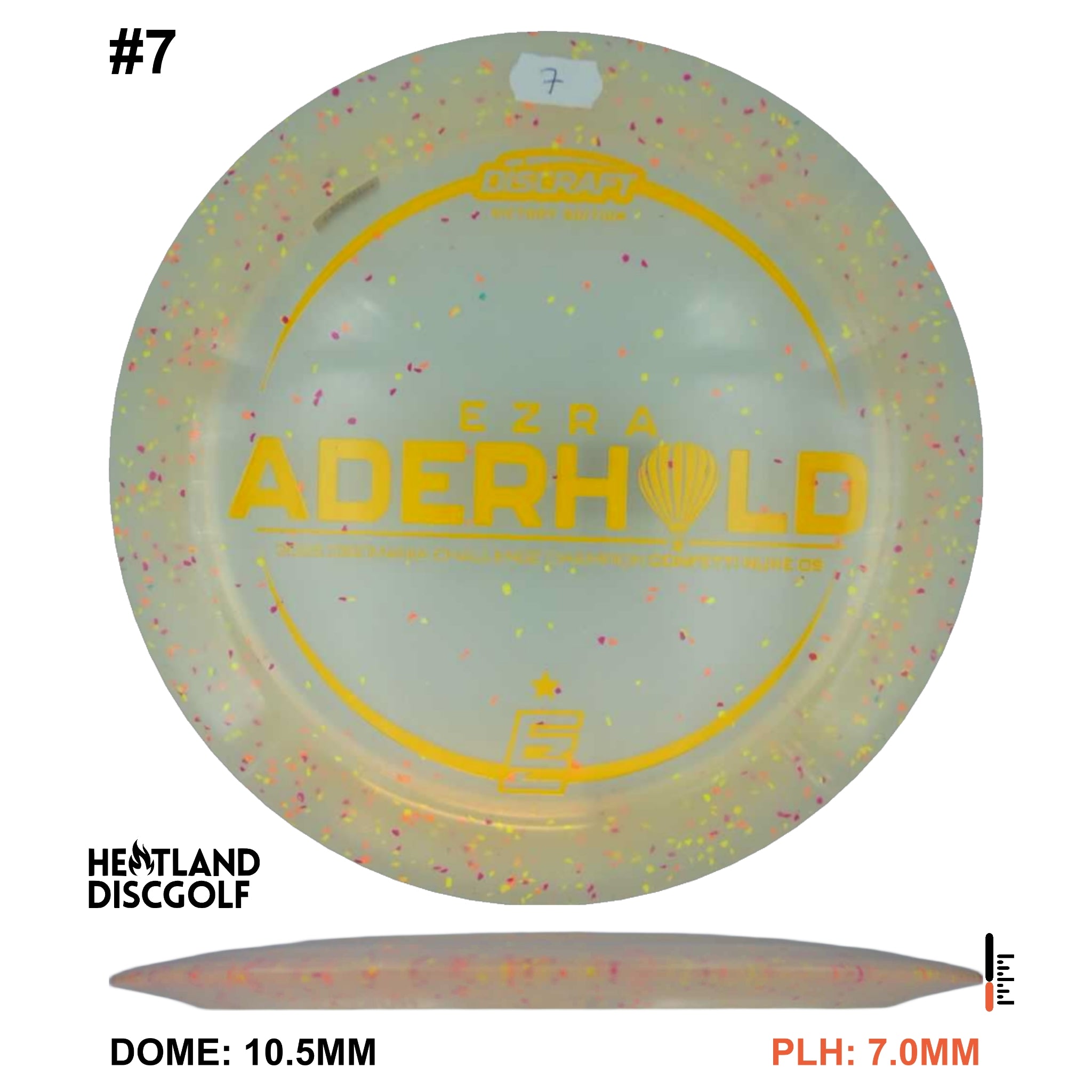 Z FLX Confetti Nuke OS - Ezra Aderhold Discmania Challenge 2025 Champion