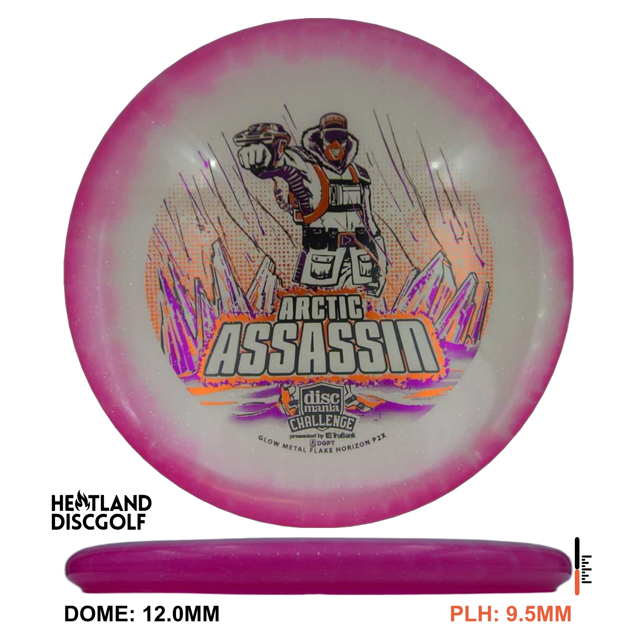 C-Line Metal Flake Horizon P2x - Arctic Assassin Discmania Challenge