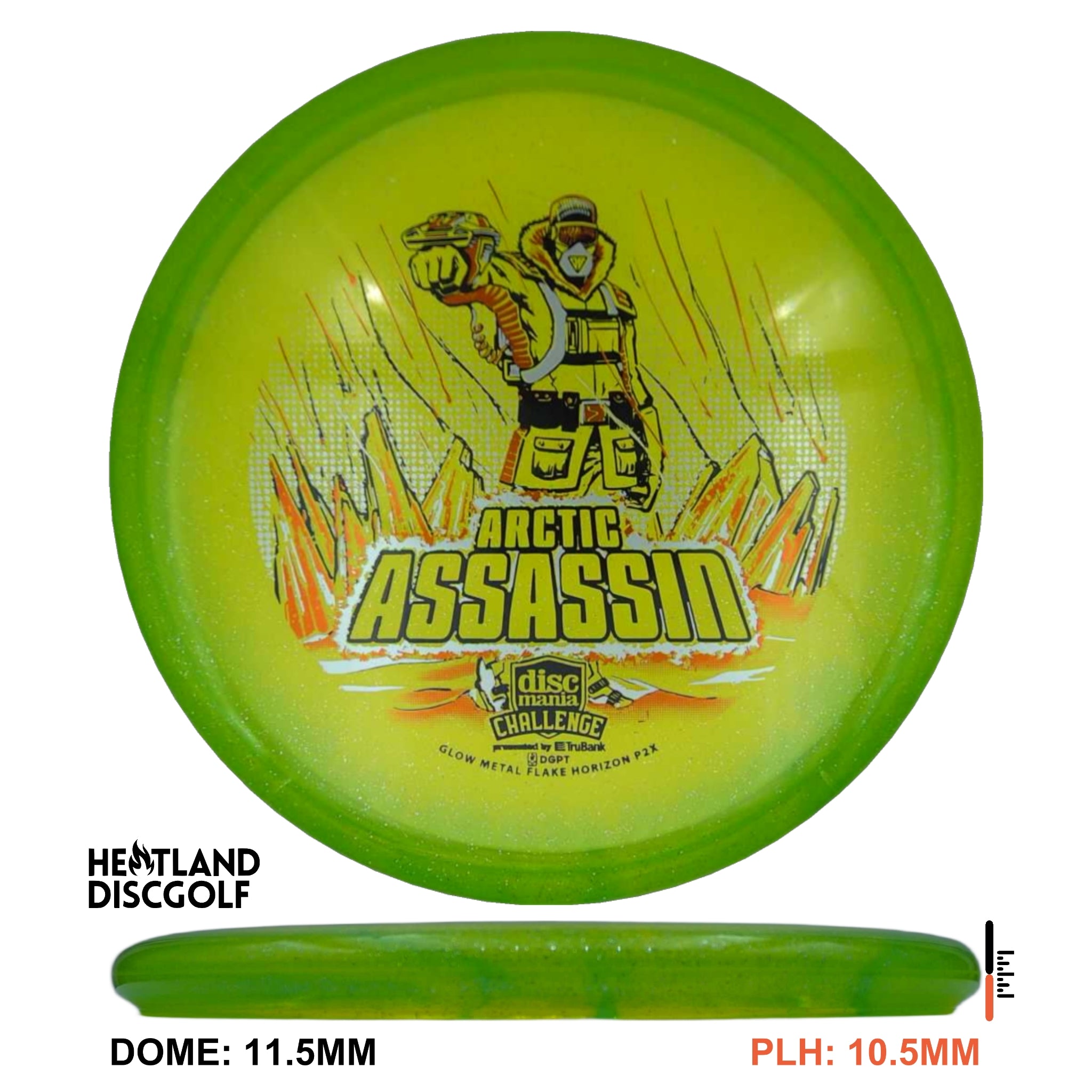 C-Line Metal Flake Horizon P2x - Arctic Assassin Discmania Challenge