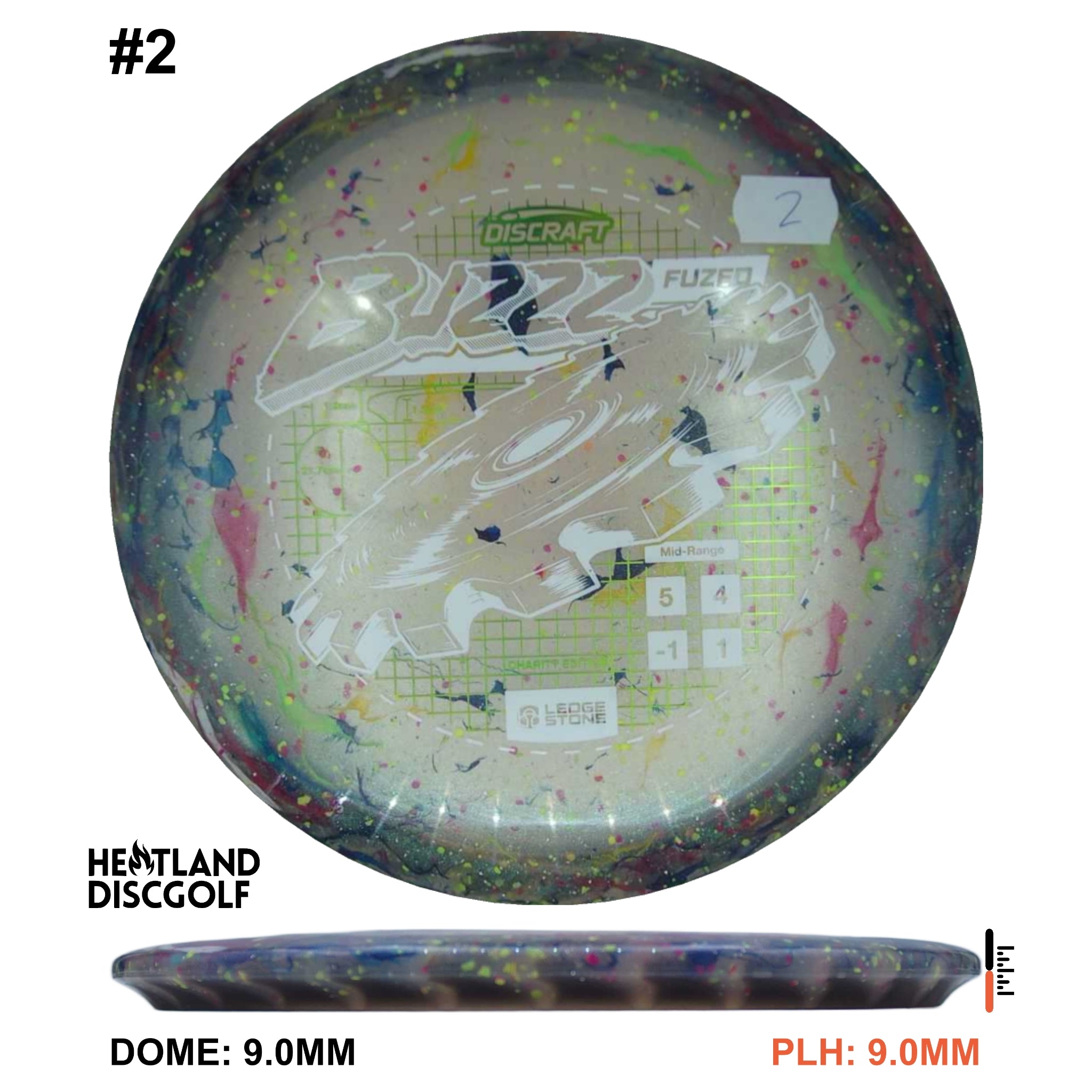 Charity CryZtal FuZed Buzzz w/ Solid ESP Rim - Ledgestone 2026 (Wave 4)