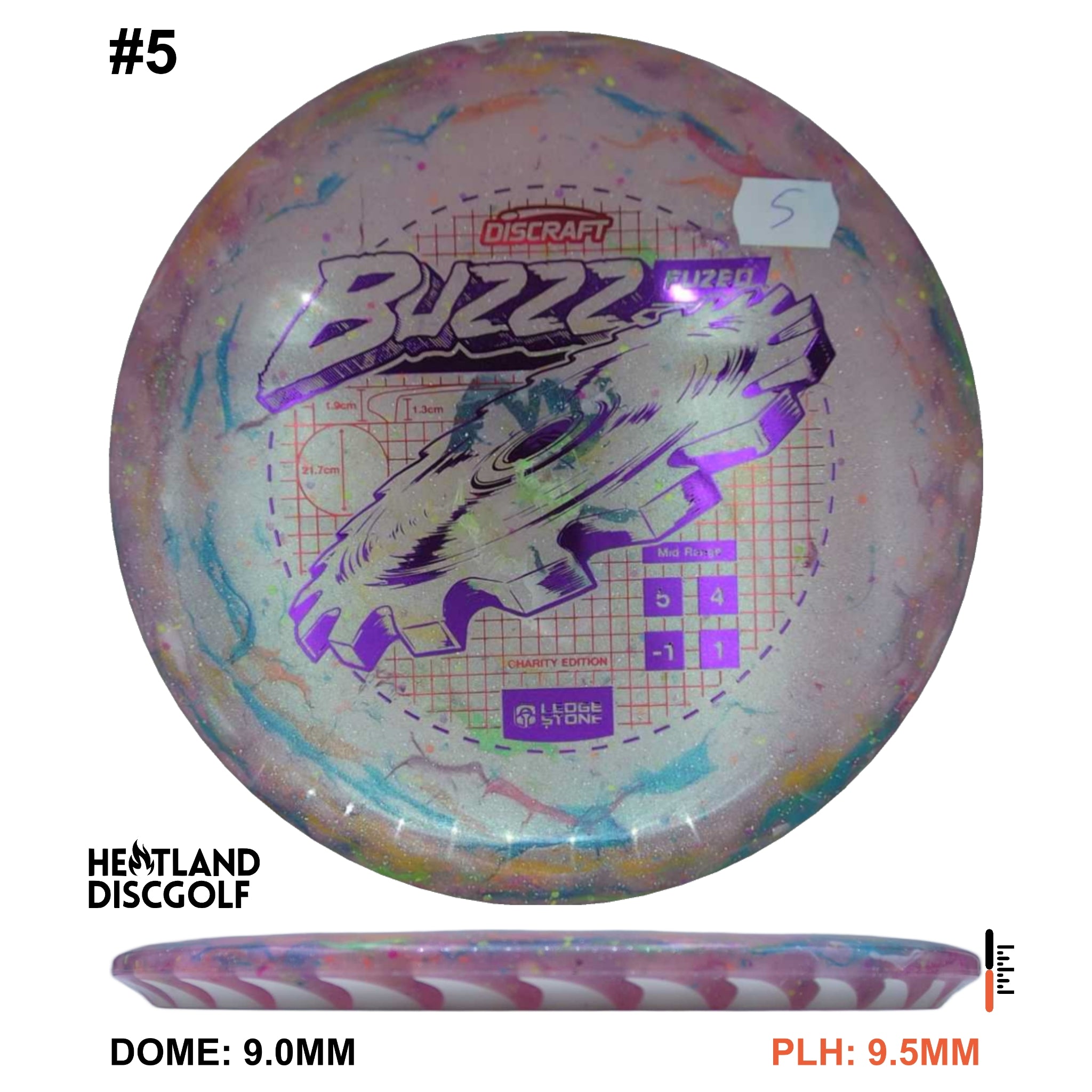 Charity CryZtal FuZed Buzzz w/ Solid ESP Rim - Ledgestone 2026 (Wave 4)