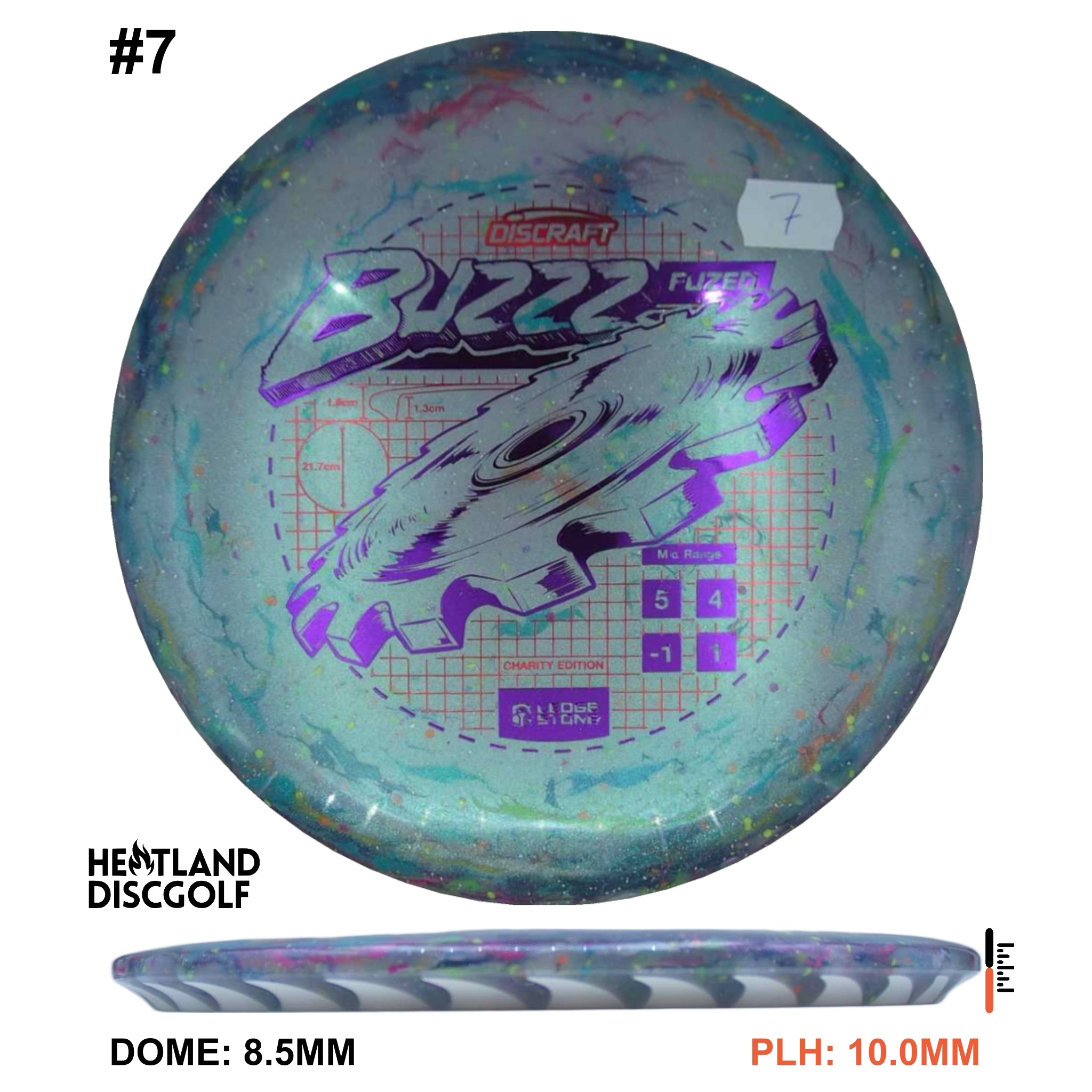 Charity CryZtal FuZed Buzzz w/ Solid ESP Rim - Ledgestone 2026 (Wave 4)