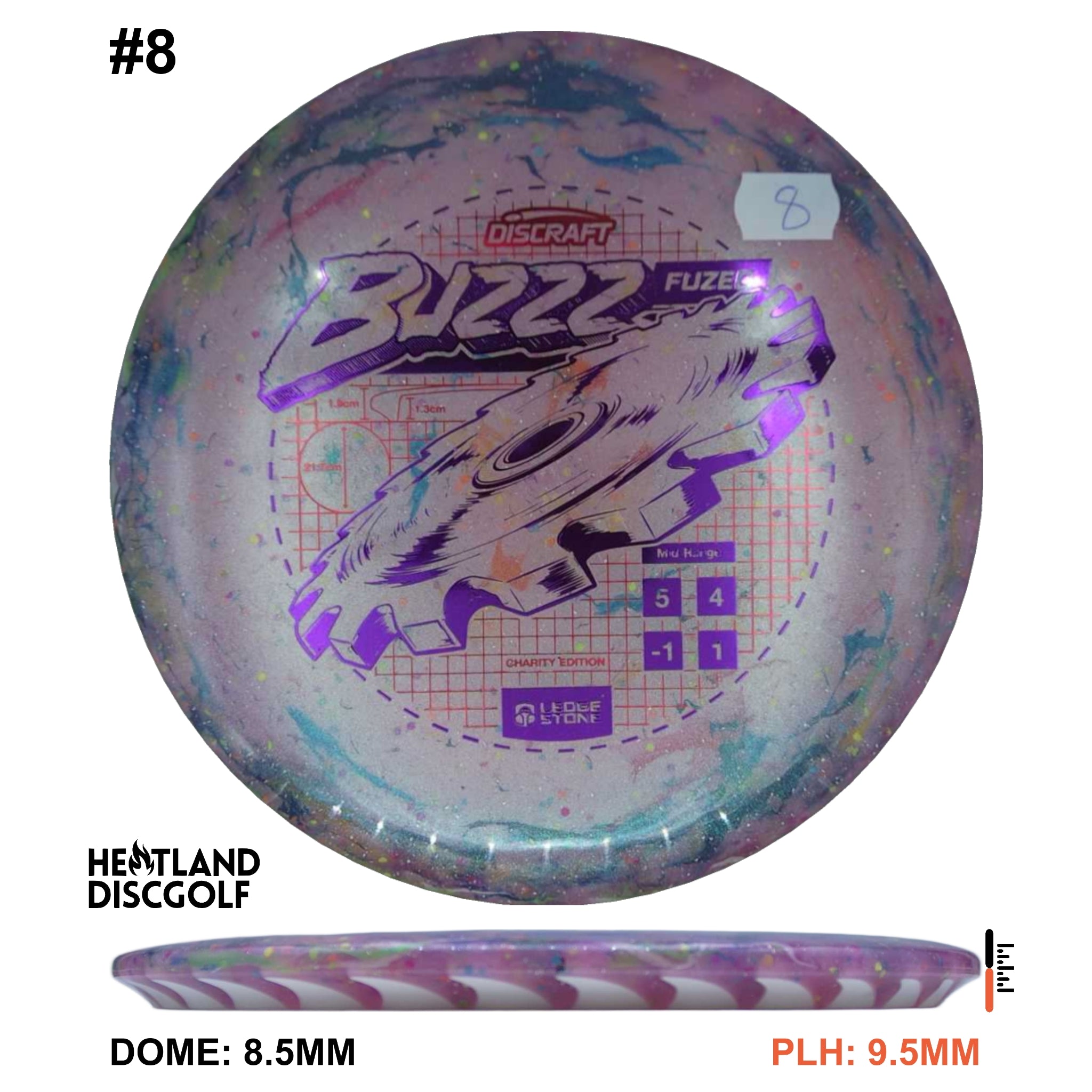 Charity CryZtal FuZed Buzzz w/ Solid ESP Rim - Ledgestone 2026 (Wave 4)