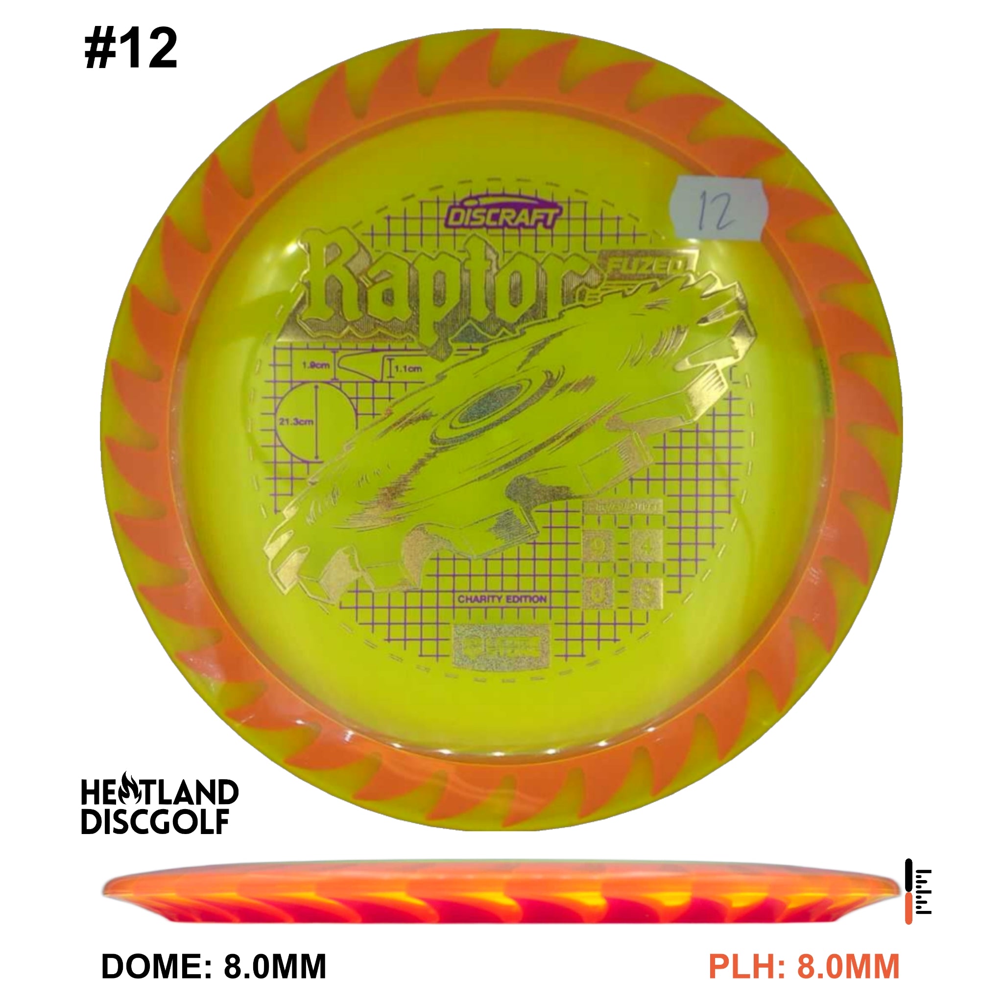 Charity CryZtal FLX Raptor w/ Solid ESP Rim - Ledgestone 2026 (Wave 4)