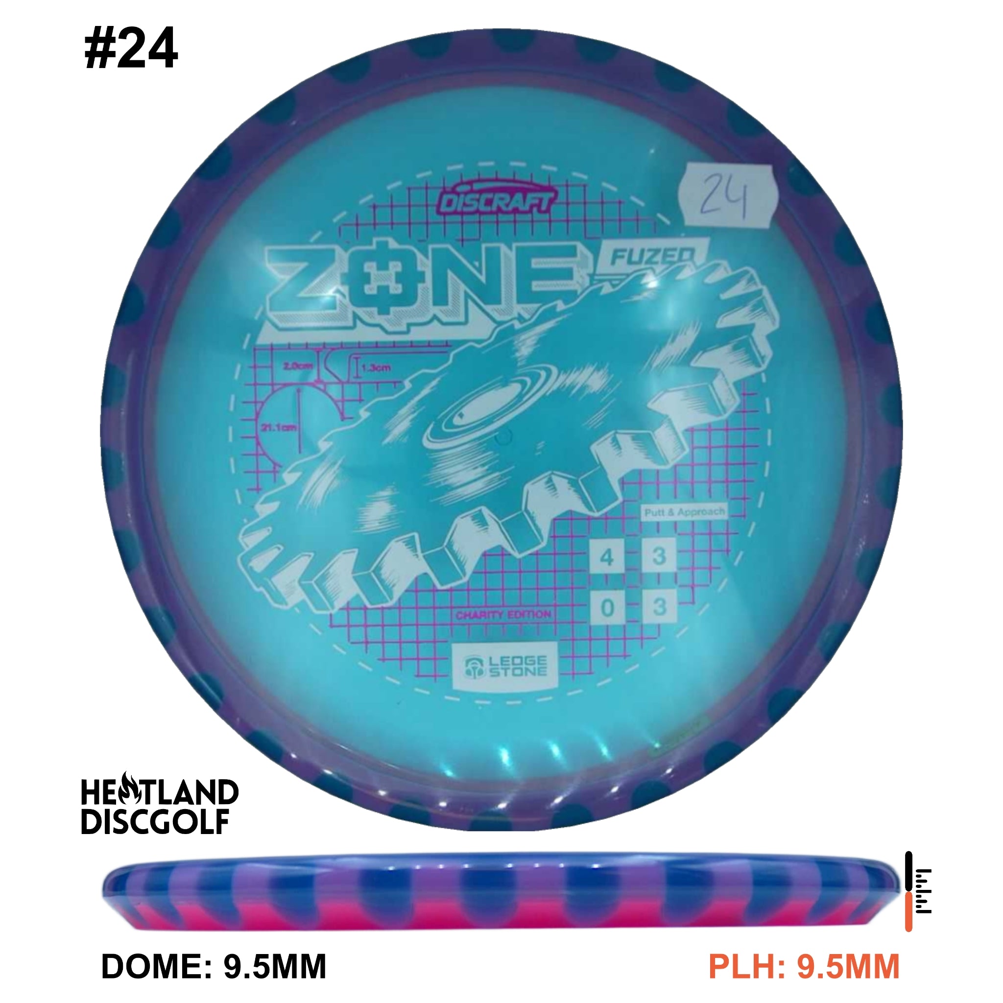 Charity CryZtal FLX FuZed Zone w/ CryZtal FLX Rim - Ledgestone 2026 (Wave 4)