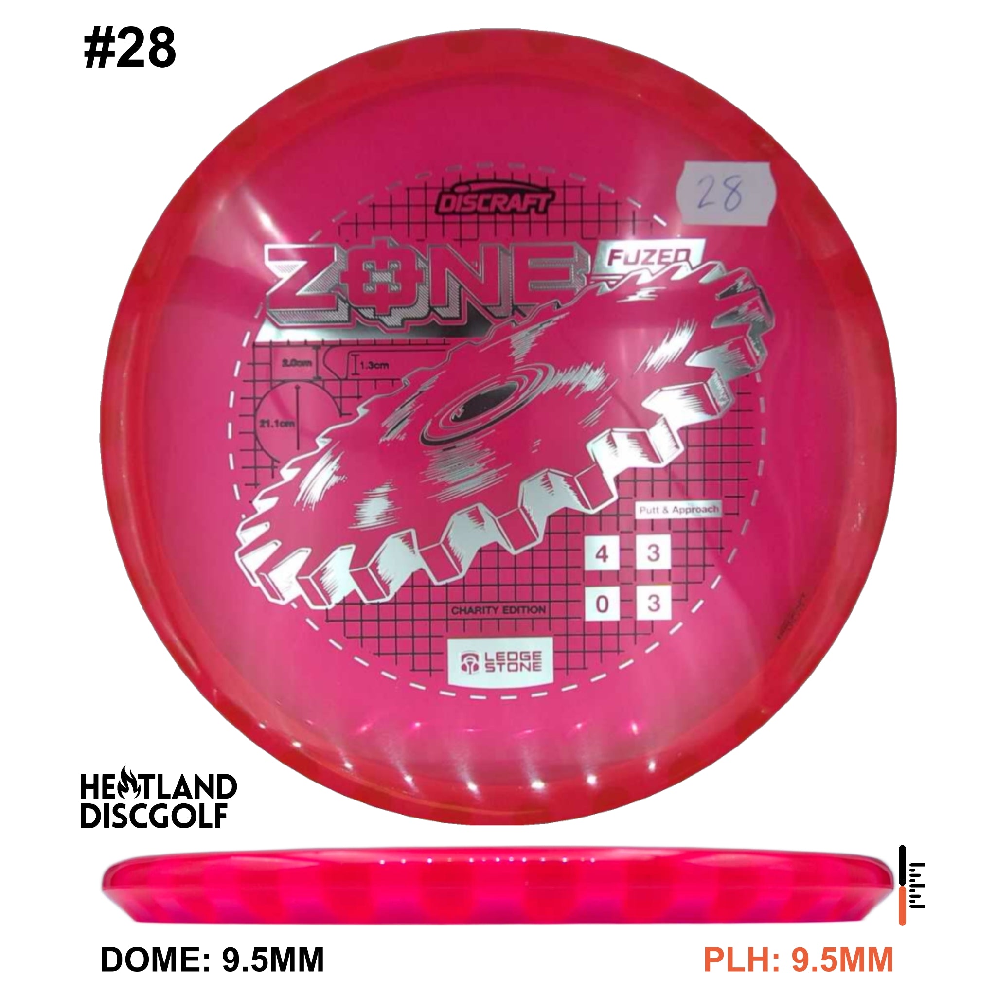 Charity CryZtal FLX FuZed Zone w/ CryZtal FLX Rim - Ledgestone 2026 (Wave 4)