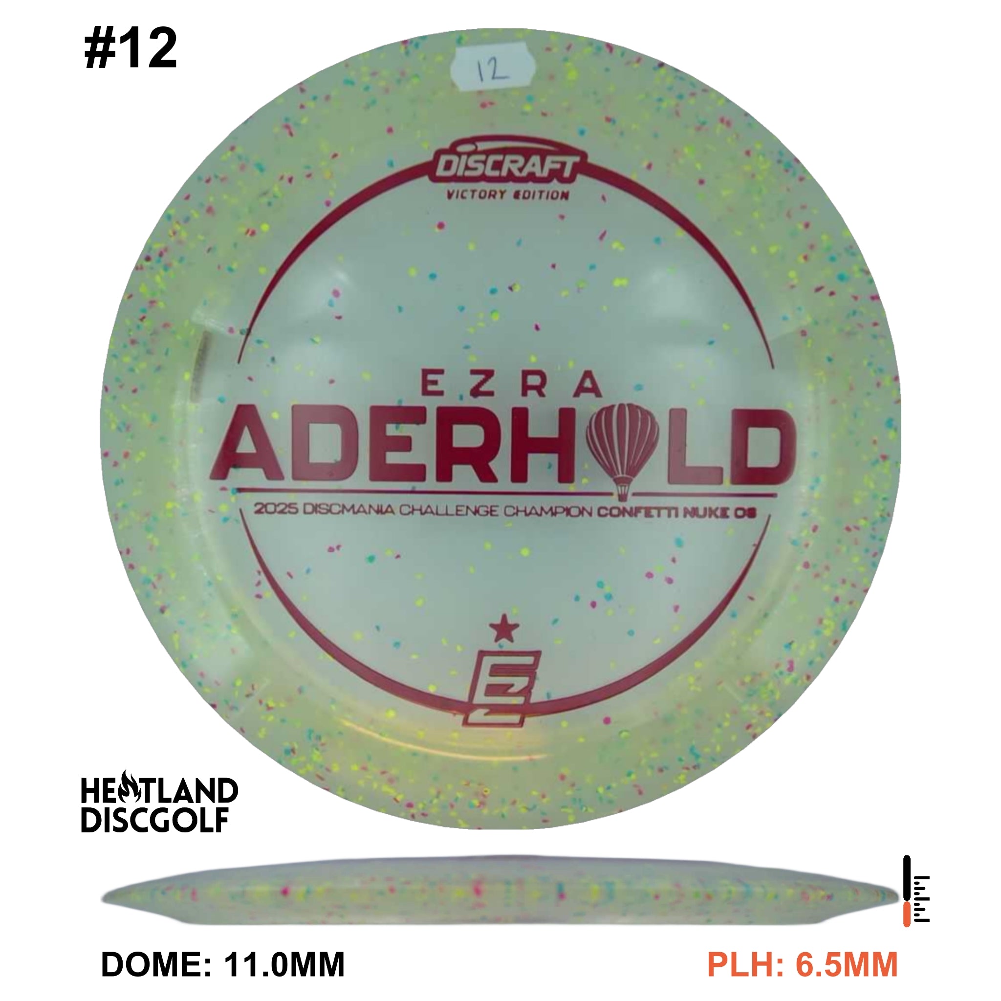 Z FLX Confetti Nuke OS - Ezra Aderhold Discmania Challenge 2025 Champion