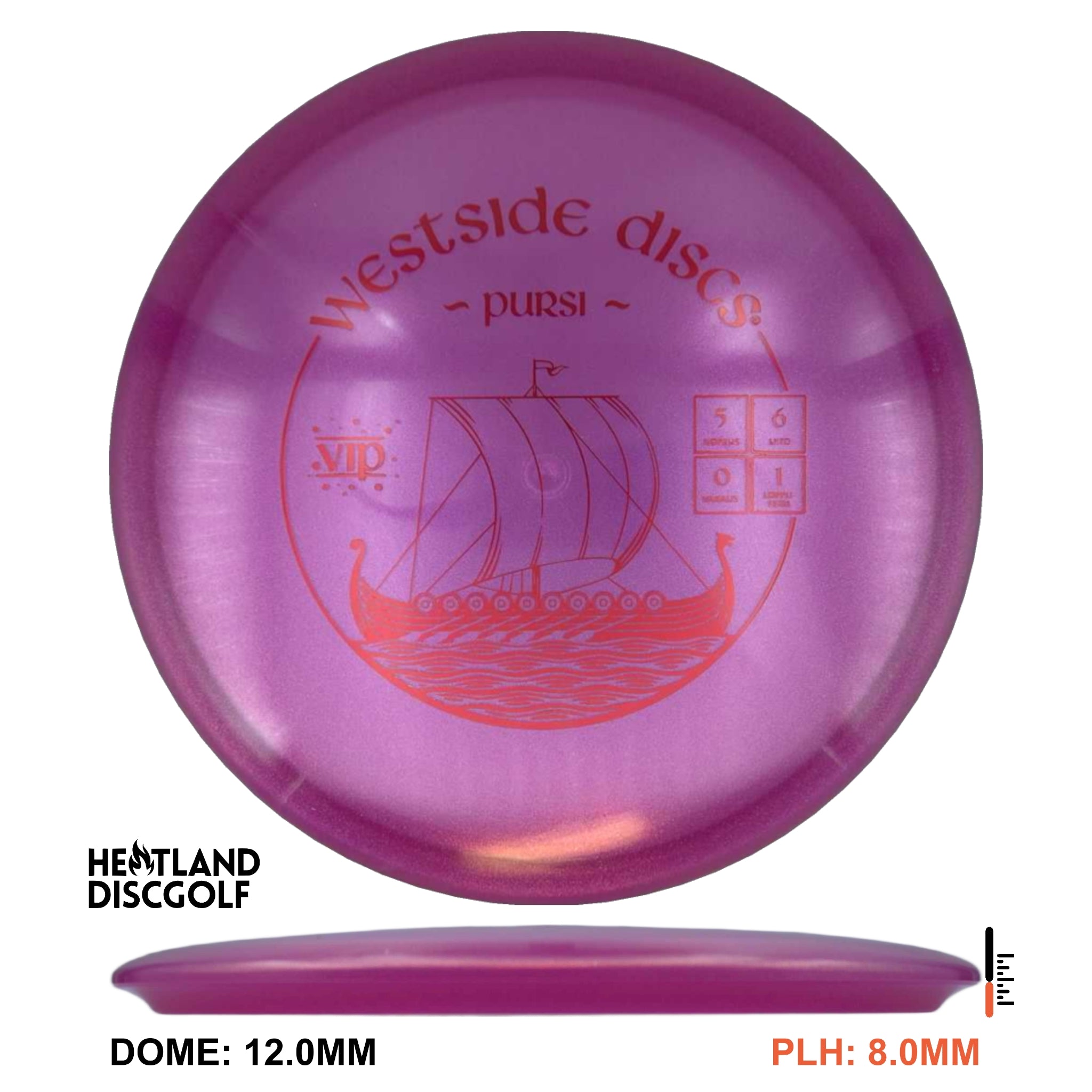 VIP Glimmer Pursi - Finnish Stamp (Warship)