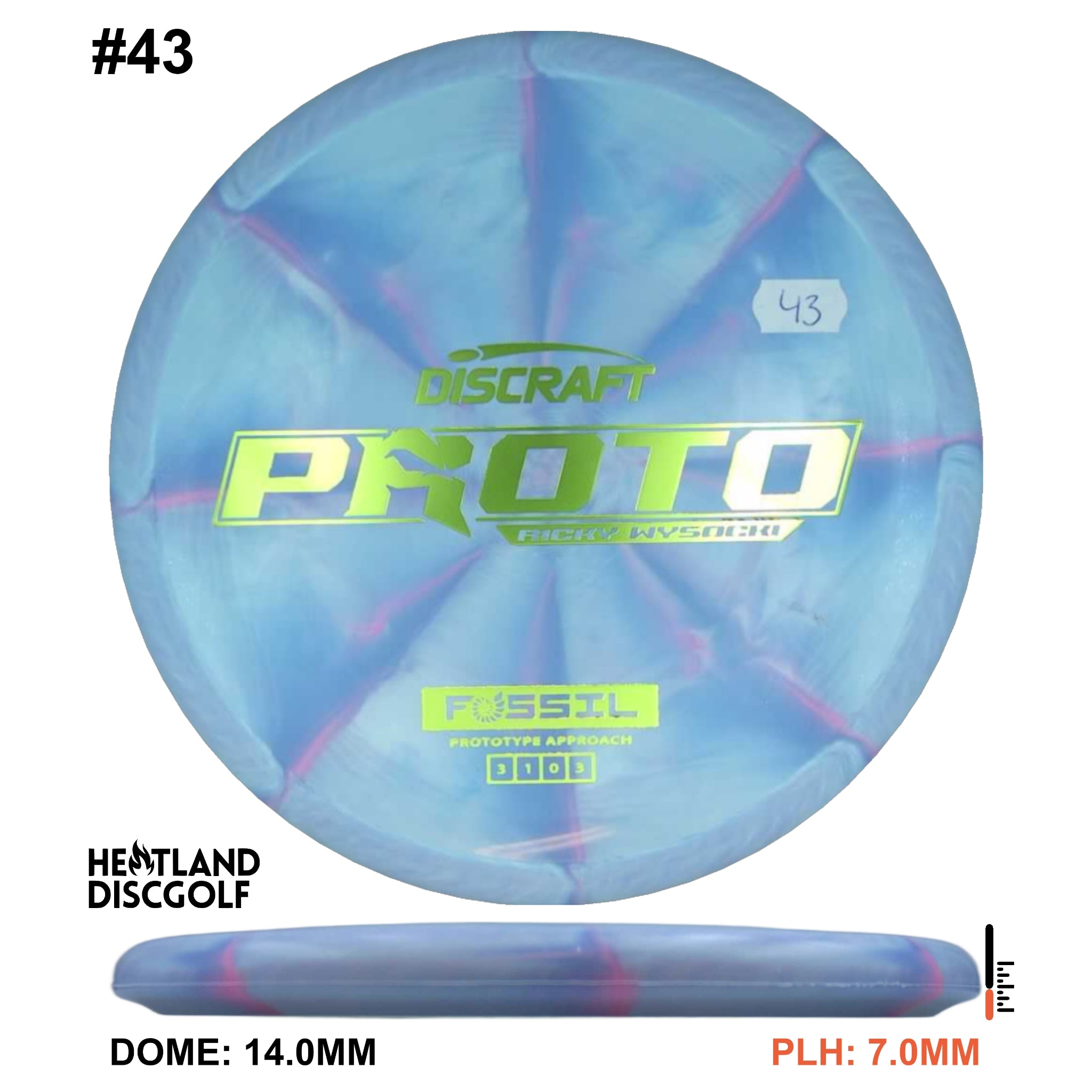 CT Swirl Fossil - Ricky Wysocki Prototype