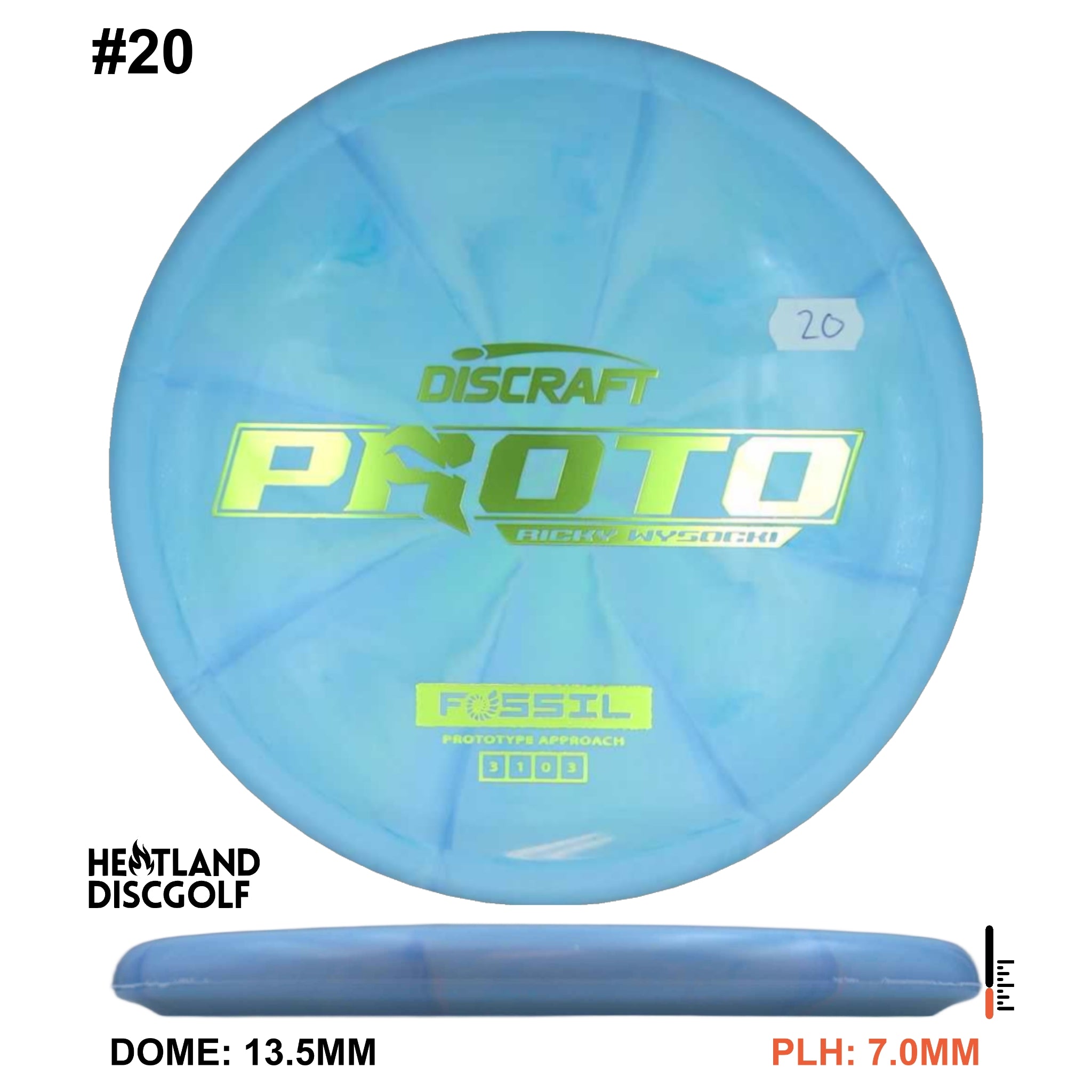 CT Swirl Fossil - Ricky Wysocki Prototype