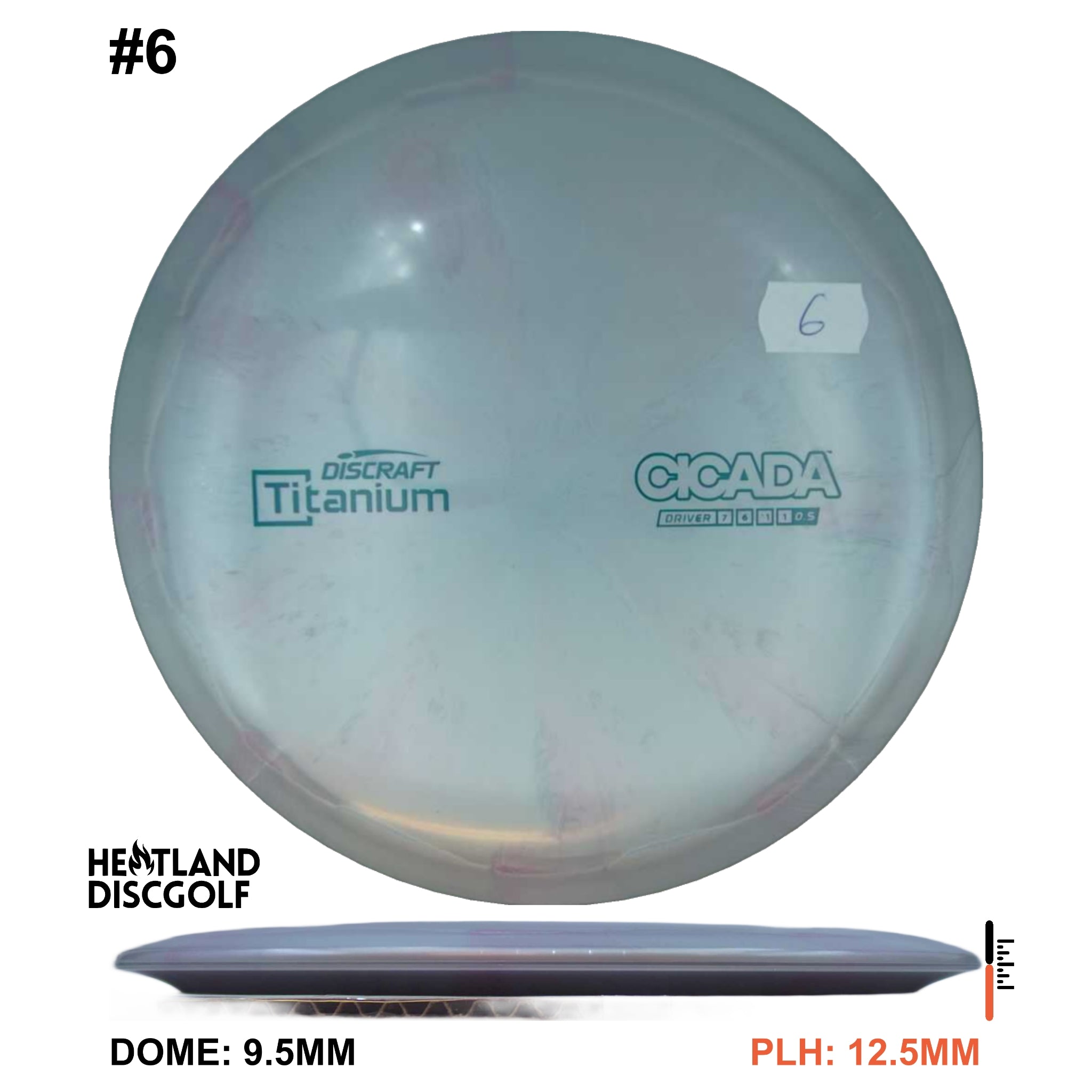 Titanium Swirl Cicada