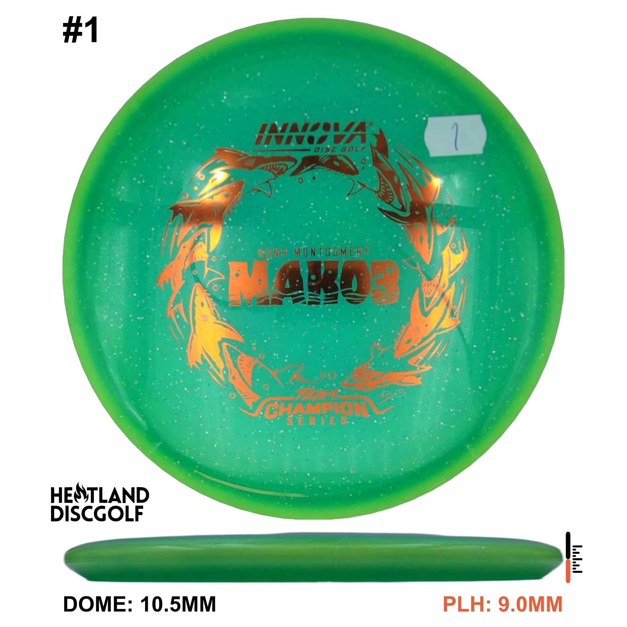 Halo Champion Metal Flake Mako3 - Kona Montgomery Tour Series 2026
