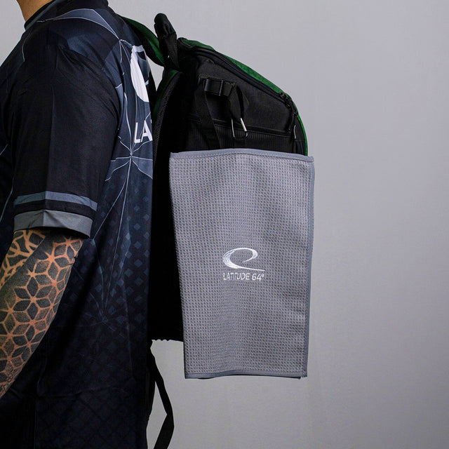 Latitude 64 Foldable Clip-On Disc Golf Towel