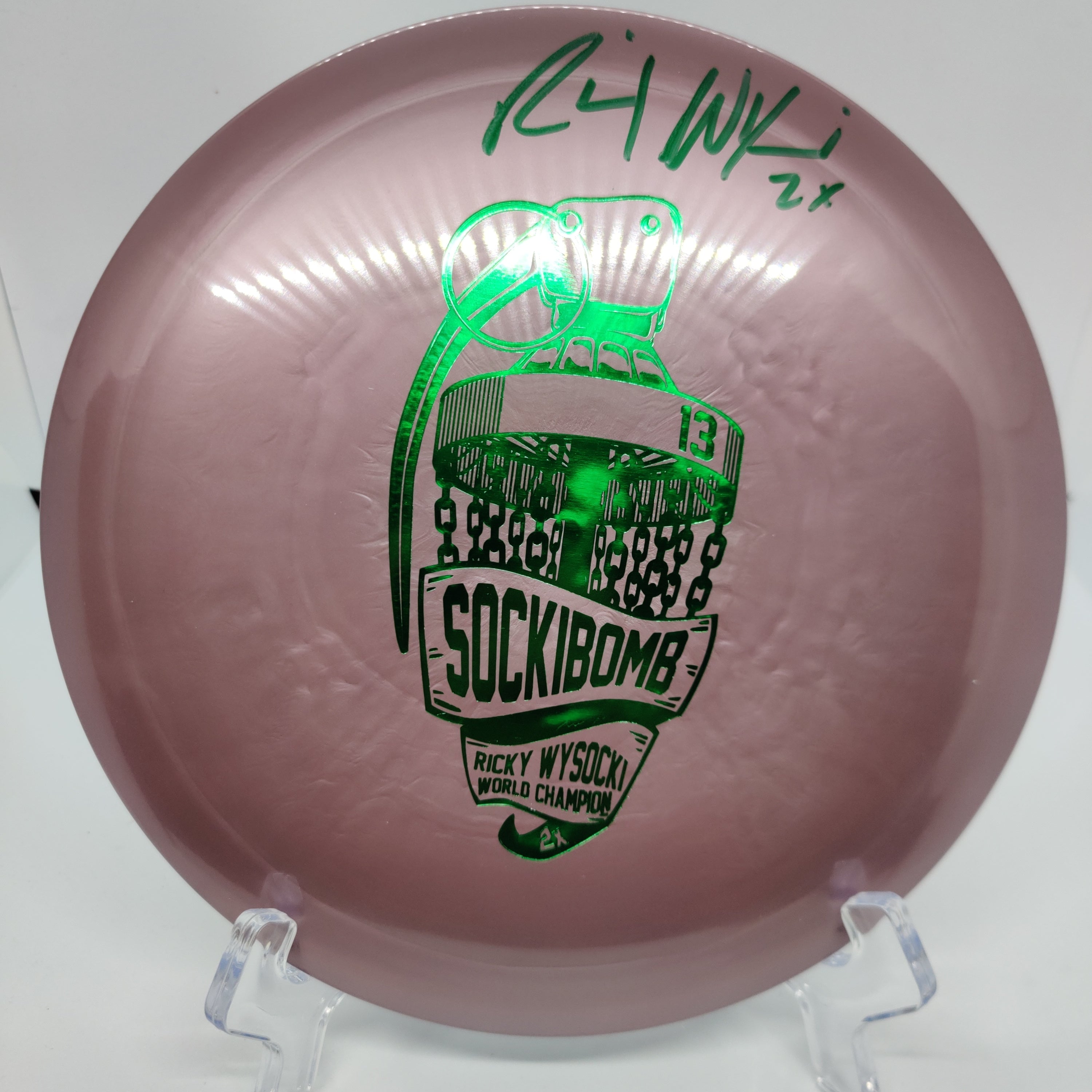 Shimmer Star Thunderbird Ricky Wysocki Sockibomb w/ signature